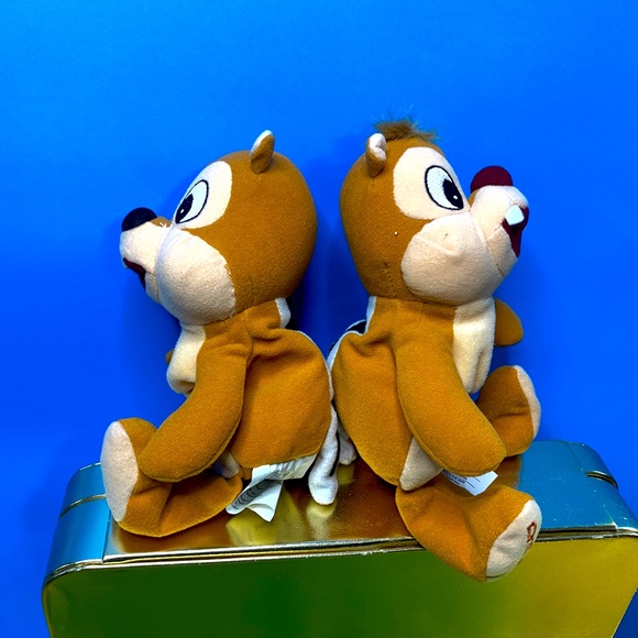 DISNEY EXCLUSIVE NWOT VTG 90s CHIP & DALE COLLECTIBLE RETIRED BEAN BAG PLUSH - Picture 5 of 10